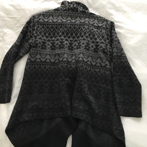 Cynthia Vincent print drape jacket/sweater - Picture 1 of 5